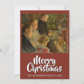 Classic Art Merry Christmas Kalckreuth シーズンカード (正面)