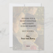 Classic Art Merry Christmas Kalckreuth シーズンカード (裏面)