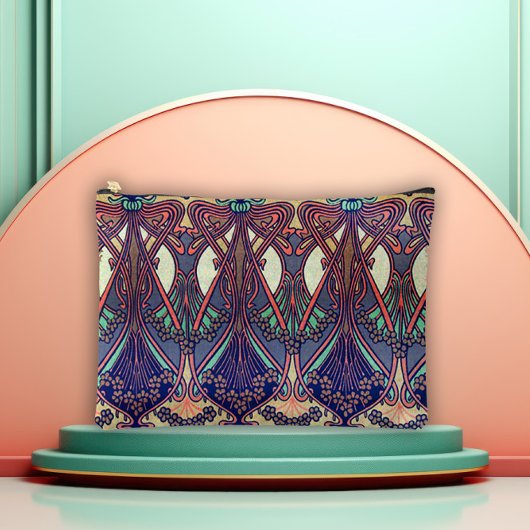 Classic Art Nouveau Floral アクセサリーポーチ