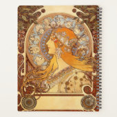 Classic Art Nouveau Poster Design プランナー手帳 (裏面)