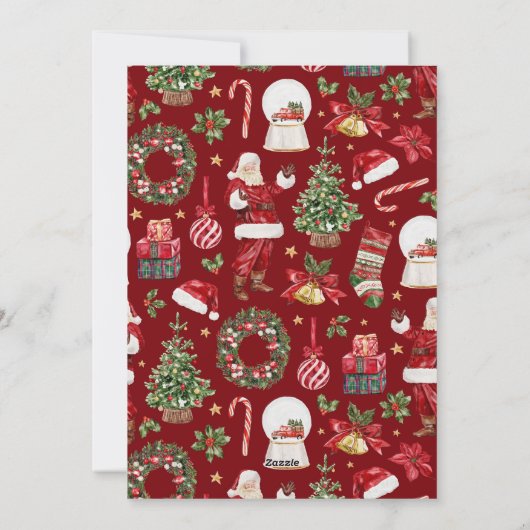 Classic Assorted Presents Christmas シーズンカード (裏面)