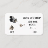 Classic Auto Repair Business Card 名刺 (正面)