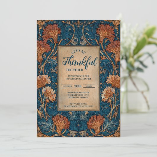 Classic Autumn Blue Harvest Celebration 招待状 (スタンド正面)