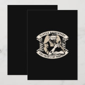 classic barbershop stay fresh stay handsome 招待状 (正面/裏面)