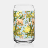 Classic Baroque Floral Fruit Damask Textile ガラス缶 (裏面)
