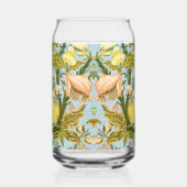 Classic Baroque Floral Fruit Damask Textile ガラス缶 (右)