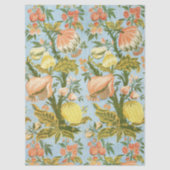 Classic Baroque Floral Fruit Damask Textile 薄葉紙 (正面)
