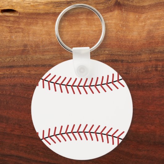 Classic Baseball Keychain Gift キーホルダー (裏面)