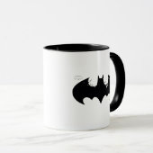 Classic Batman Logo Dissolving Into Bats マグカップ (正面右)