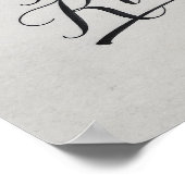 Classic "Be Kind" Calligraphy - Simple Elegance ポスター (角)