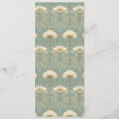 Classic Beige Elegant Wedding Menu メニュー (裏面)