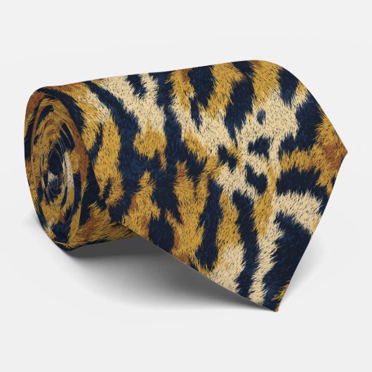 Classic Best Gifts For Men Tiger Print ネクタイ (ロール)