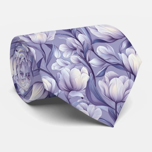 Classic Birthday Gifts For Husband Tulip Flower ネクタイ (ロール)