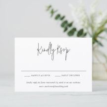 Classic Black and White Modern Wedding
