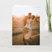 Classic Black and White Monogram Elegant Wedding プログラム (裏面)