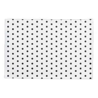 Classic Black and White Polka Dot  枕カバー
