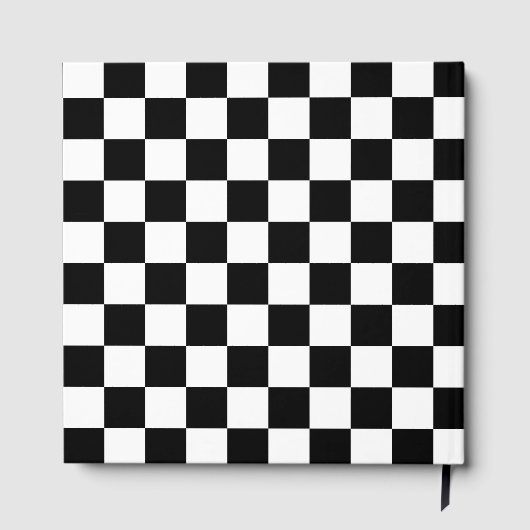 Classic black checkerboard ゲストブック (裏面)