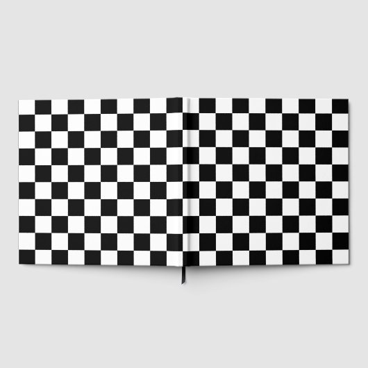 Classic black checkerboard ゲストブック (全面)