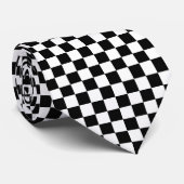 Classic black checkerboard ネクタイ (ロール)