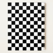 Classic black checkerboard プランナー手帳 (裏面)