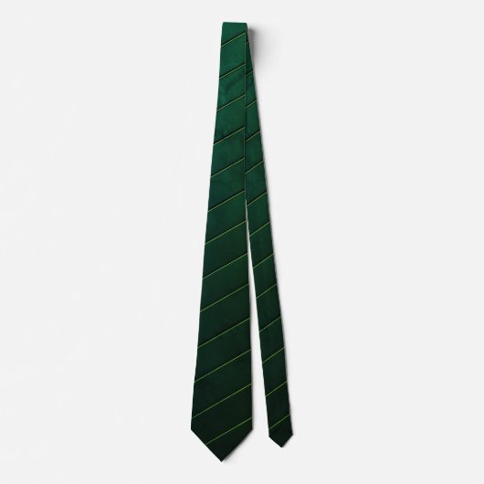 Classic Black & Gold Diagonal Stripe ネクタイ (正面)