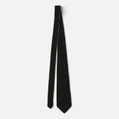 Classic Black & Gold Fine Stripe ネクタイ (裏面)