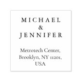 Classic Black Ink Design Simple セルフインキングスタンプ (デザイン)