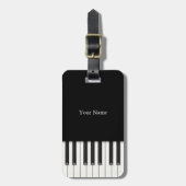 Classic Black Piano Custom ラゲッジタグ (正面縦)