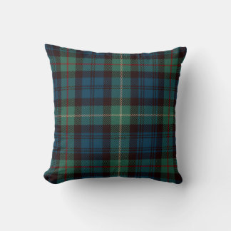 Classic Black Watch Tartan Plaid Throw Pillow クッション