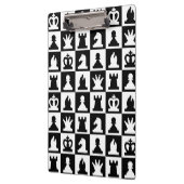 Classic Black & White Chessboard Pattern クリップボード (左)