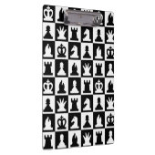 Classic Black & White Chessboard Pattern クリップボード (右)