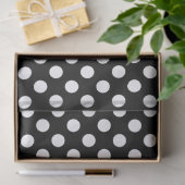 Classic Black & White Large Polka Dots 薄葉紙 (ギフト)
