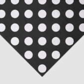 Classic Black & White Large Polka Dots 薄葉紙 (詳細)