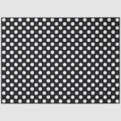 Classic Black & White Large Polka Dots 薄葉紙 (正面)