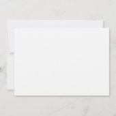 Classic Black & White Script Couples Bridal Shower 招待状 (裏面)