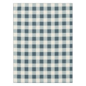 Classic Blue Farmhouse Gingham Style テーブルクロス (正面)