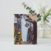 Classic blue MGB roadster sports car. ポストカード (スタンド正面)