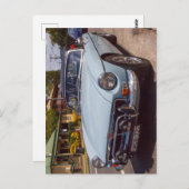 Classic blue MGB roadster sports car. ポストカード (正面/裏面)