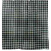 Classic Blue Plaid Shower Curtain for Modern Man シャワーカーテン (正面)