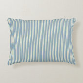 Classic Blue Stripe Accent Pillow アクセントクッション (正面)