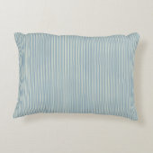 Classic Blue Stripe Accent Pillow アクセントクッション (裏面)