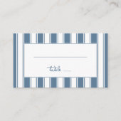 Classic Blue Stripes プレイスカード (正面)