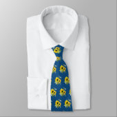 Classic Blue Sunflower Neck Tie ネクタイ (タイ)