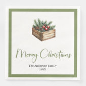 Classic Boho Scandinavian Christmas Tree Table  (正面)