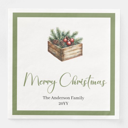 Classic Boho Scandinavian Christmas Tree Table  (正面)