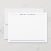 Classic Border Custom Note Cards  ノートカード (正面)
