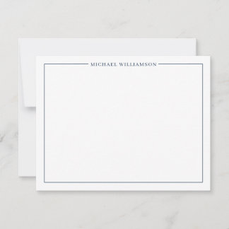 Classic Border Custom Note Cards ノートカード