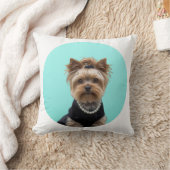 Classic Breakfast Poster Yorkshire Terrier Yorkie クッション (ブランケット)