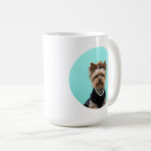 Classic Breakfast Poster Yorkshire Terrier Yorkie コーヒーマグカップ (正面右)