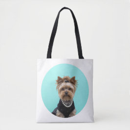 Classic Breakfast Poster Yorkshire Terrier Yorkie トートバッグ
